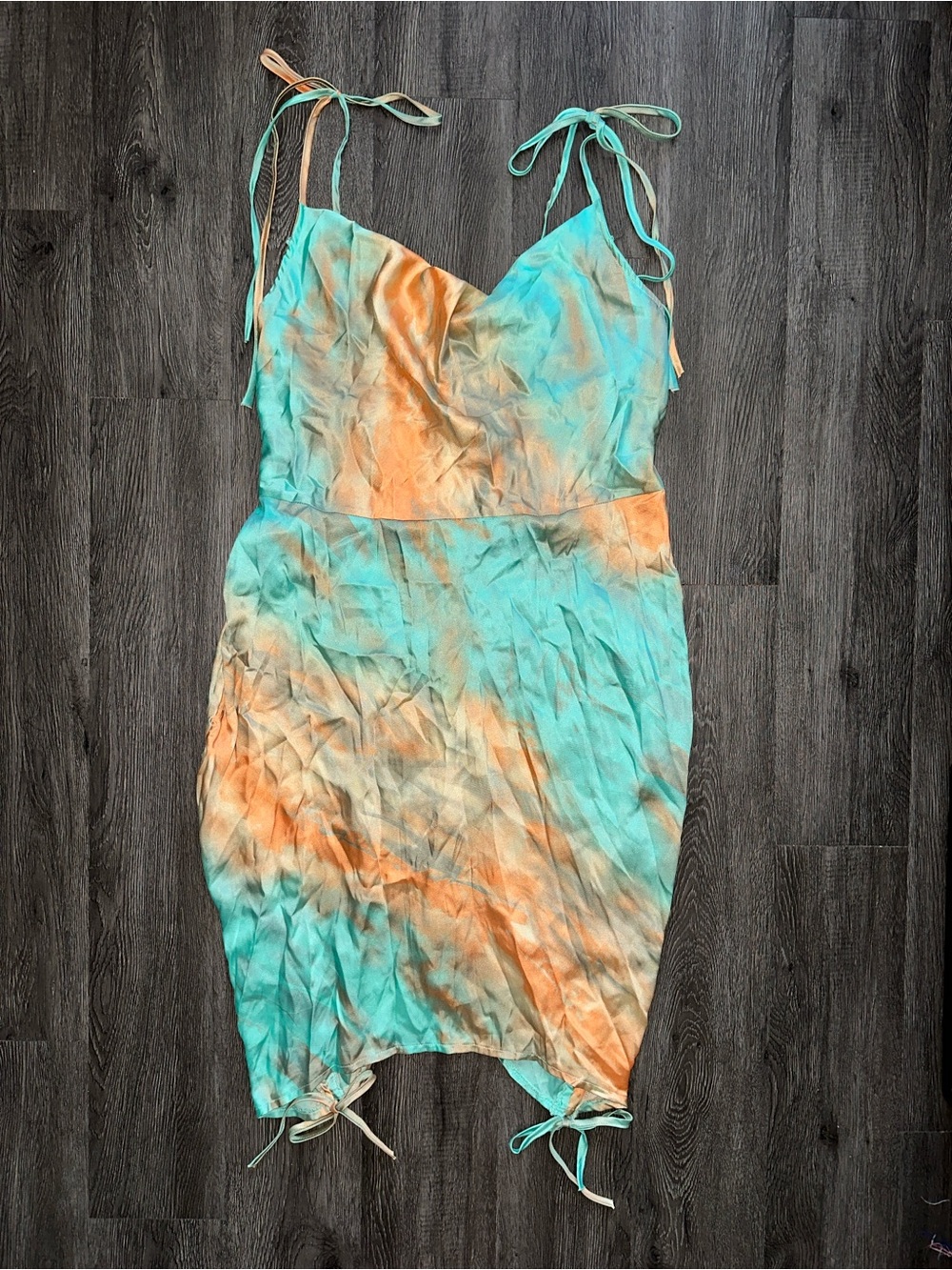Sparks Are Flying Satin Mini Dress